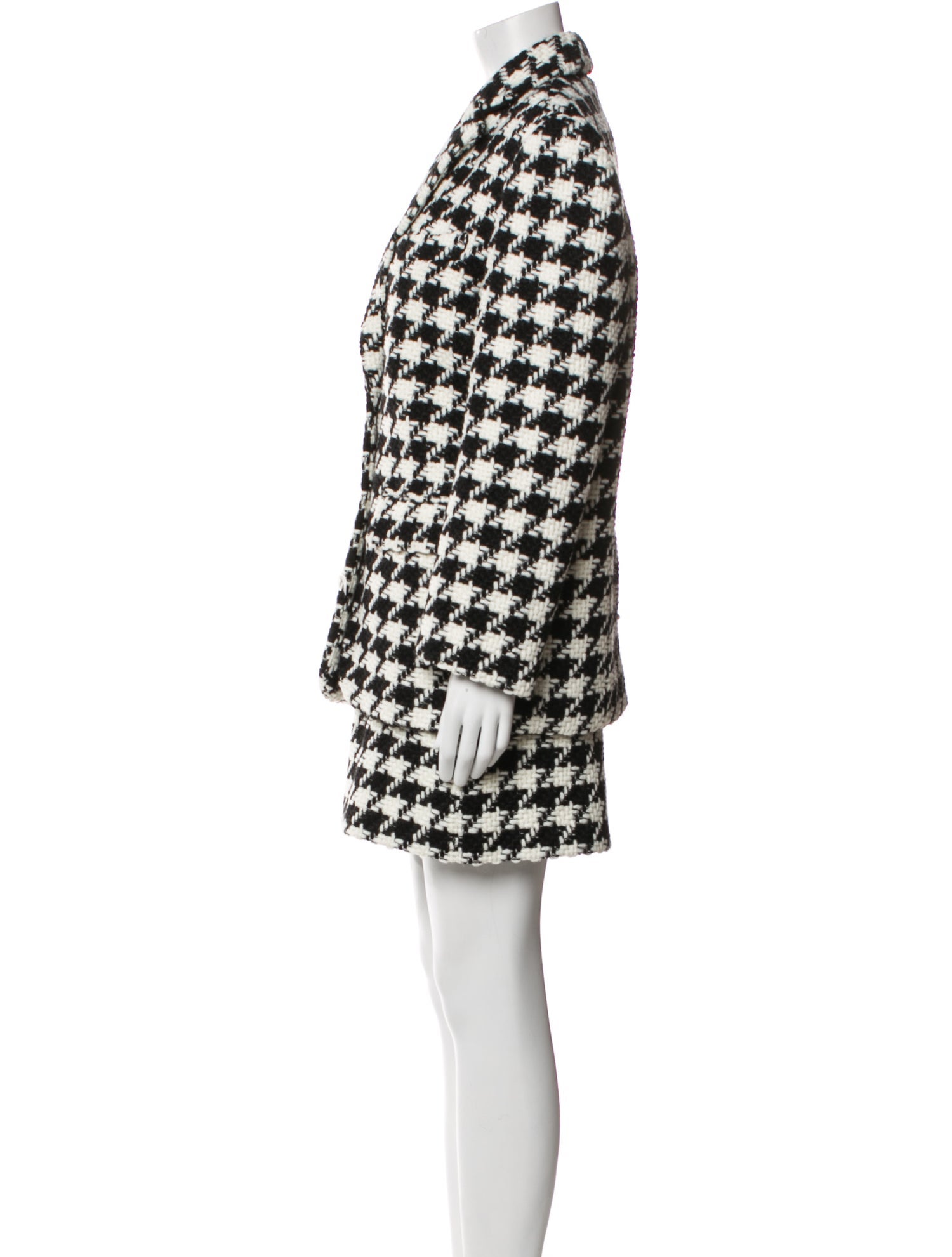 Anine Bing Wool Printed Skirt Set