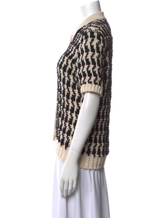 Anine Bing Printed Short Sleeve Polo