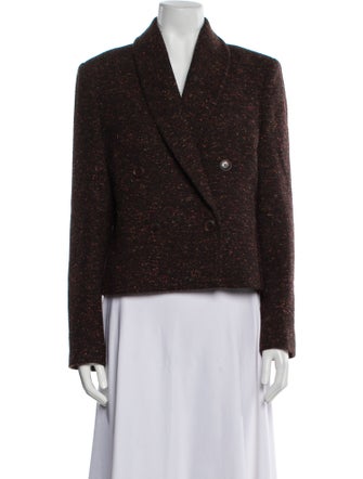 Anine Bing Tweed Pattern Blazer