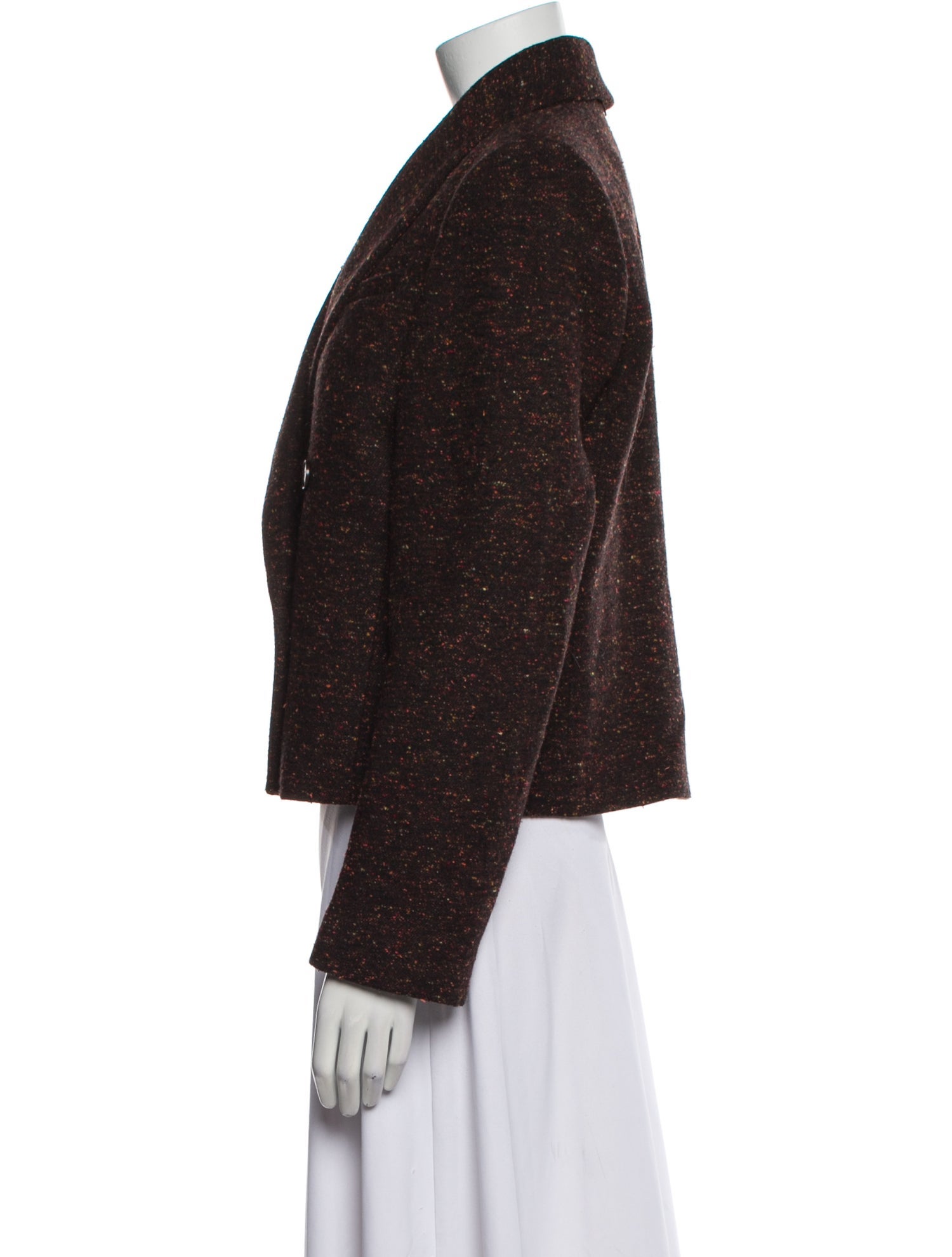 Anine Bing Tweed Pattern Blazer