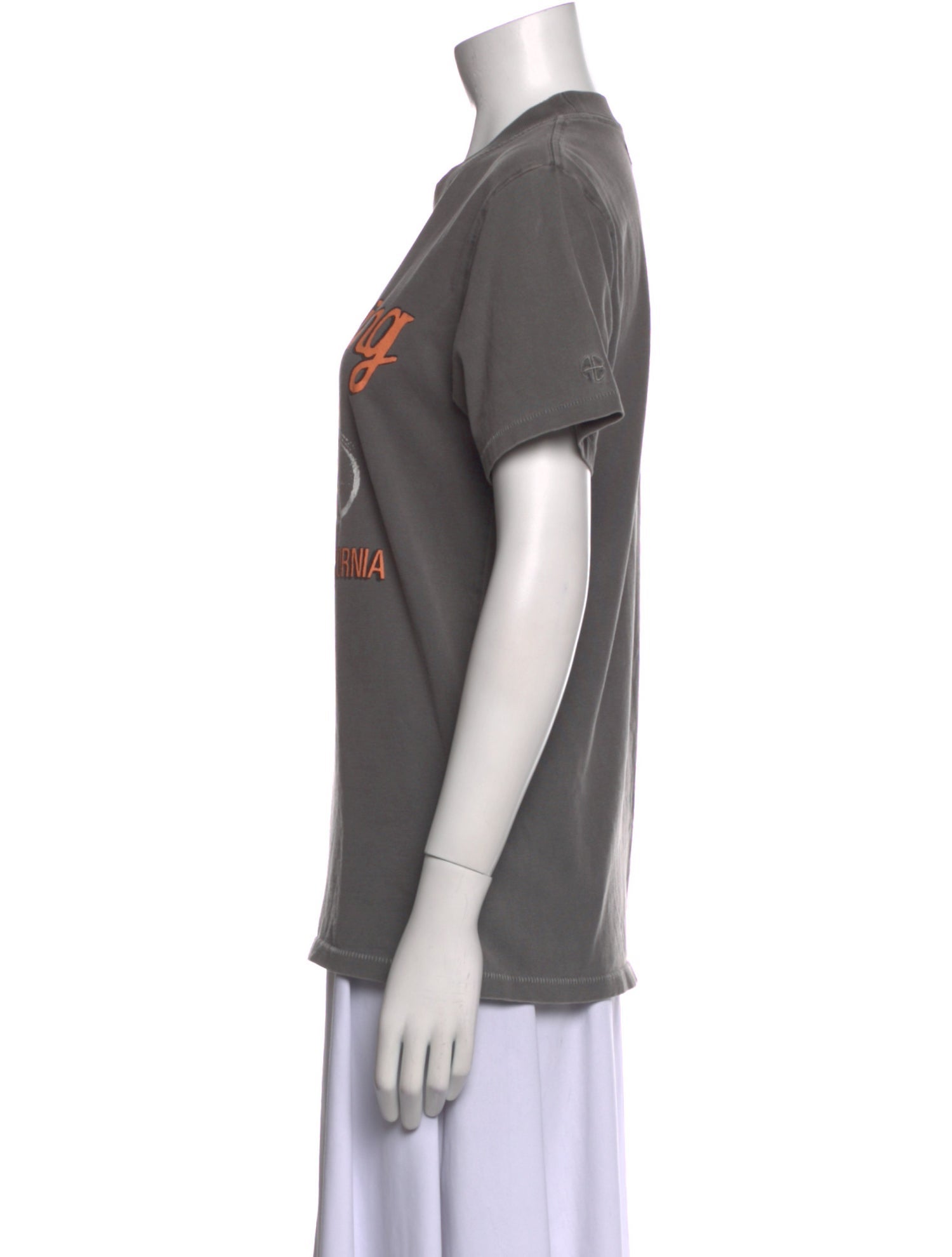 Anine Bing Graphic Print Crew Neck T-Shirt