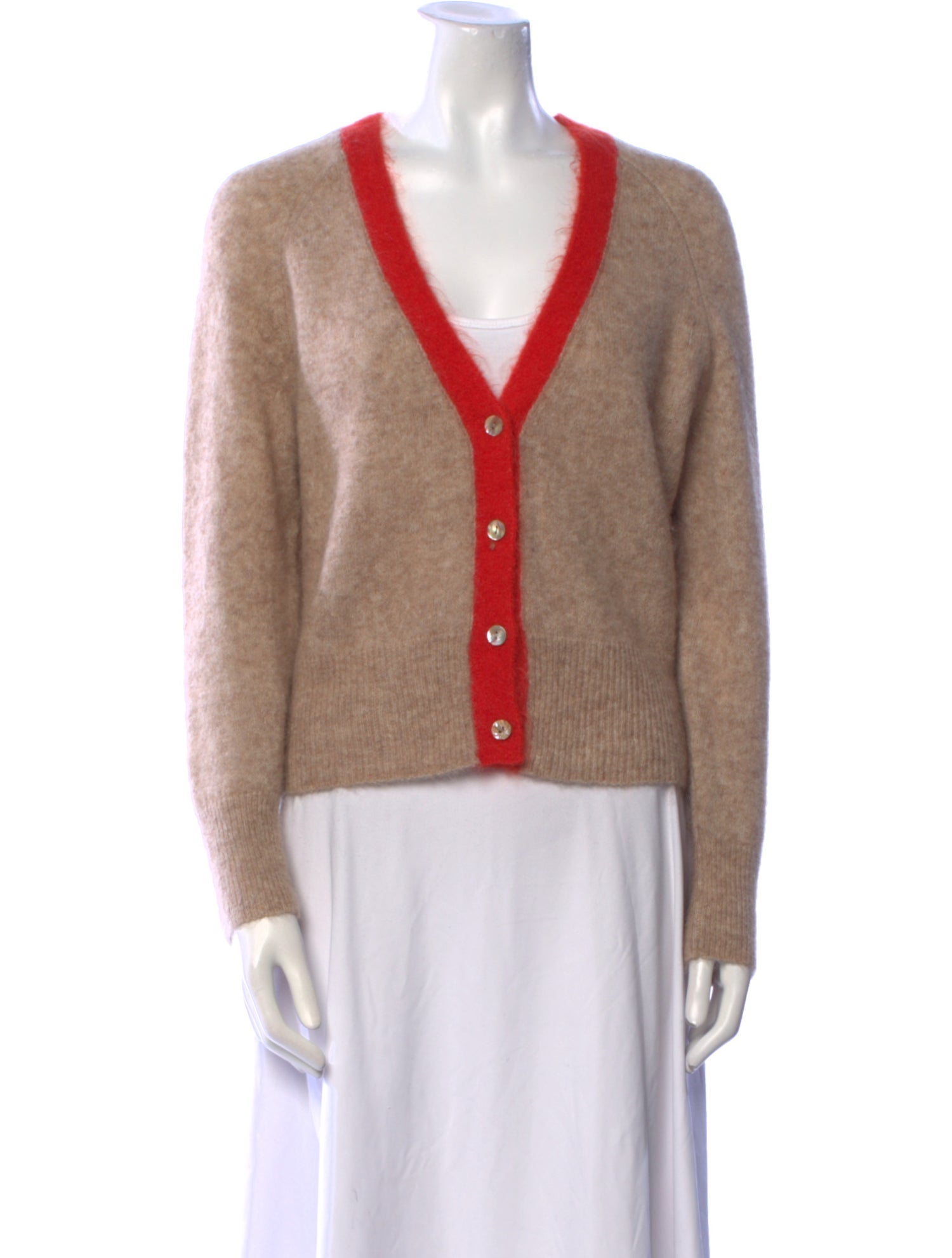 Anine Bing Mohair V-Neck Sweater