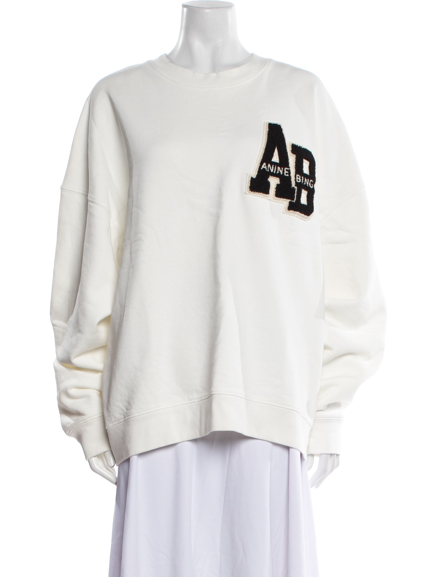 Anine Bing Graphic Print Crew Neck Sweatshirt