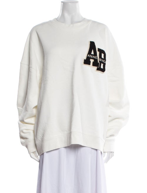 Anine Bing Graphic Print Crew Neck Sweatshirt
