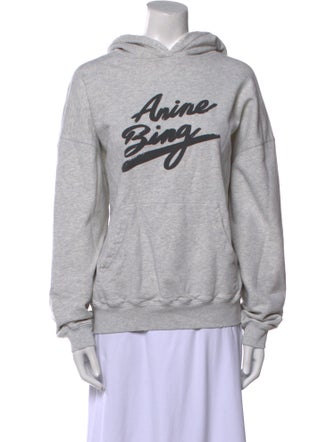 Anine Bing Graphic Print Crew Neck Sweatshirt