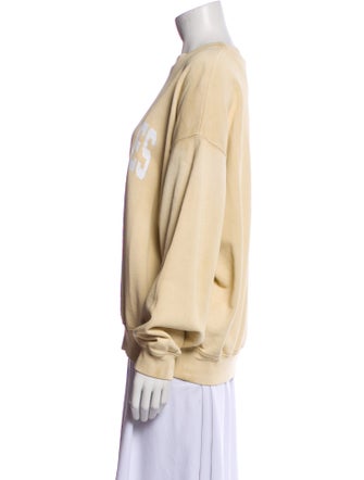 Anine Bing Graphic Print Crew Neck Sweatshirt