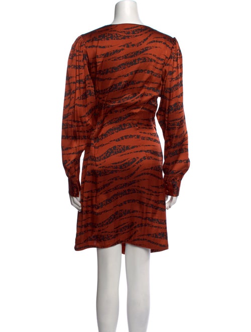 Anine Bing Silk Knee-Length Dress