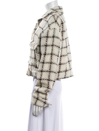 Anine Bing Plaid Print Bolero