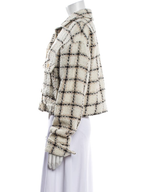 Anine Bing Plaid Print Bolero