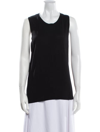 Anine Bing Scoop Neck Sleeveless Top