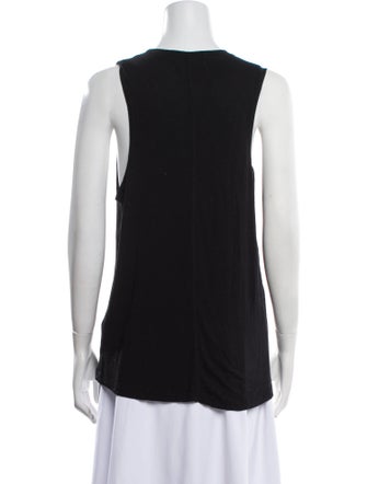 Anine Bing Scoop Neck Sleeveless Top