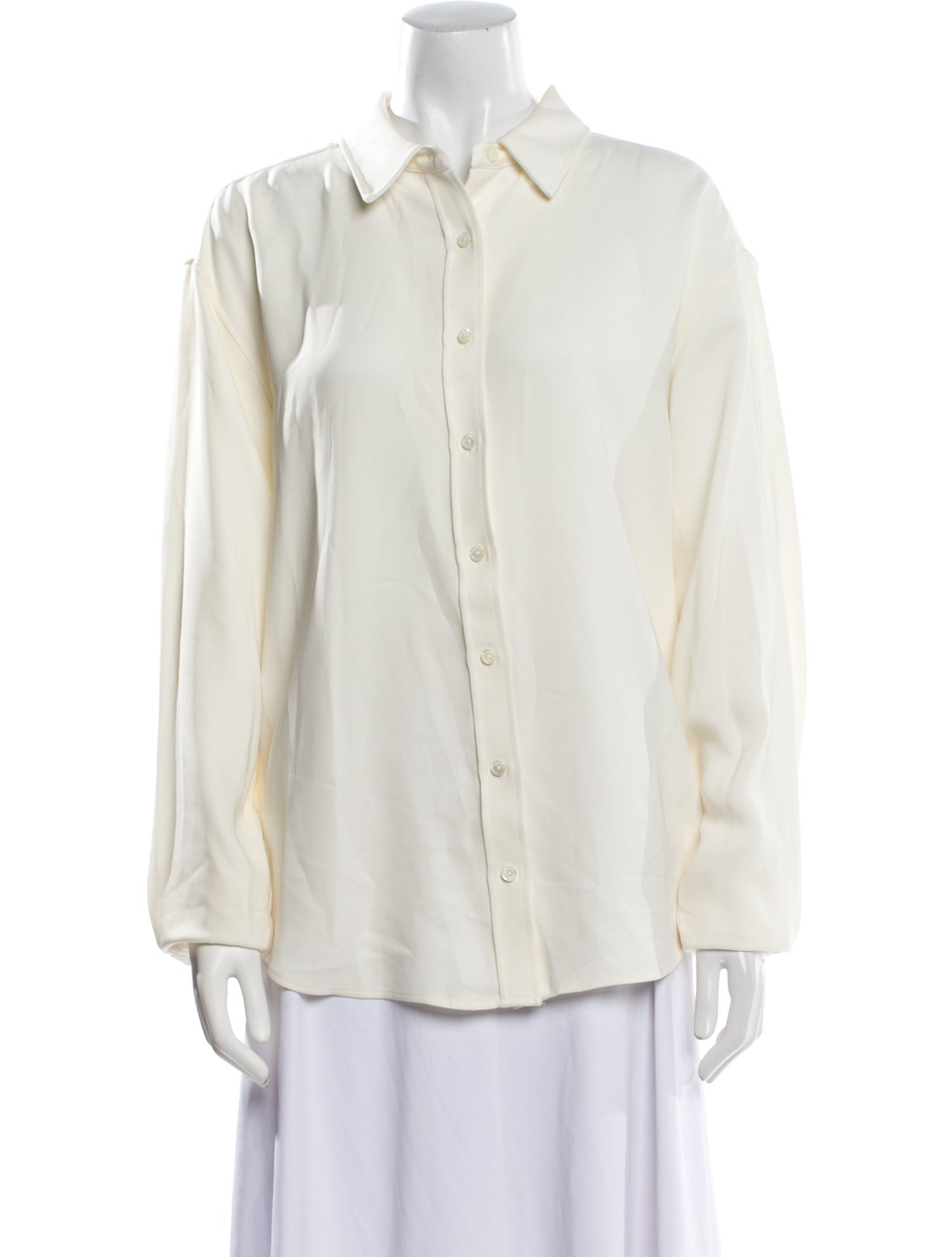 Anine Bing Long Sleeve Button-Up Top