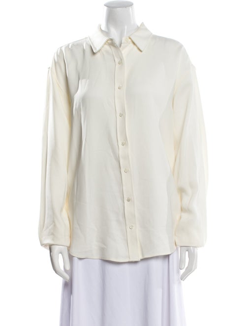 Anine Bing Long Sleeve Button-Up Top