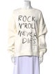 Anine Bing Miles Rock N Roll Graphic Print Sweatshirt