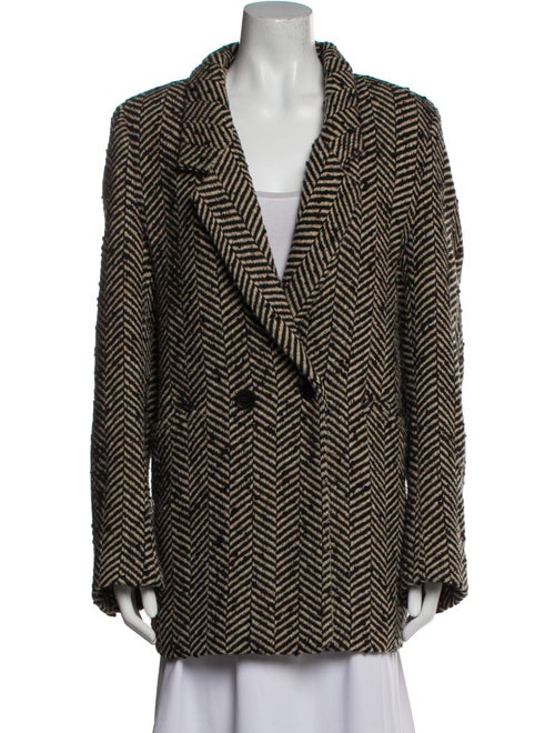 Anine Bing Tweed Pattern Coat