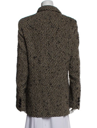 Anine Bing Tweed Pattern Coat