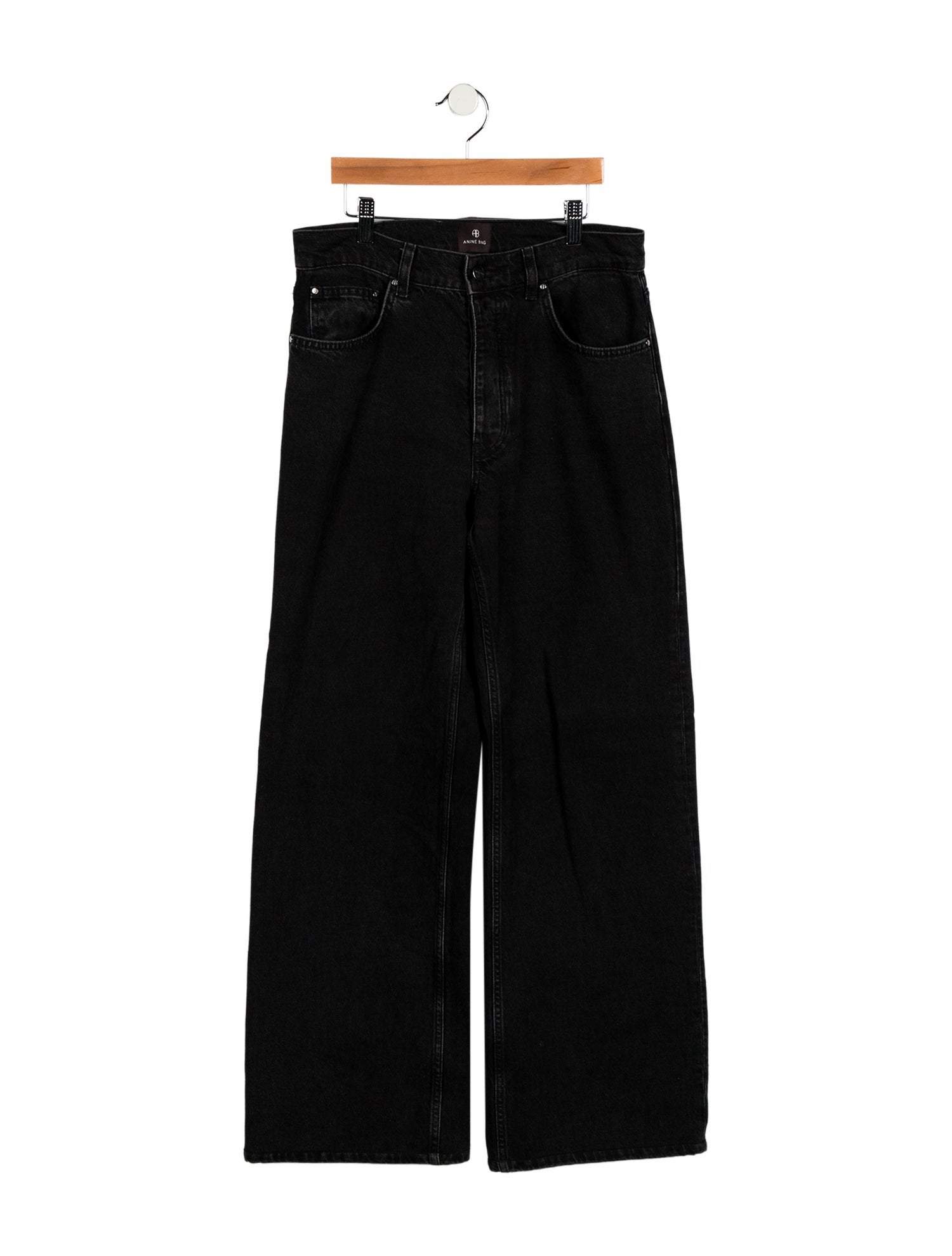 Anine Bing High-Rise Wide Leg Jeans