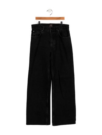 Anine Bing High-Rise Wide Leg Jeans