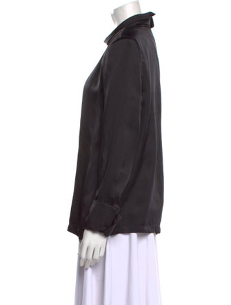 Anine Bing Mock Neck Long Sleeve Sweatshirt
