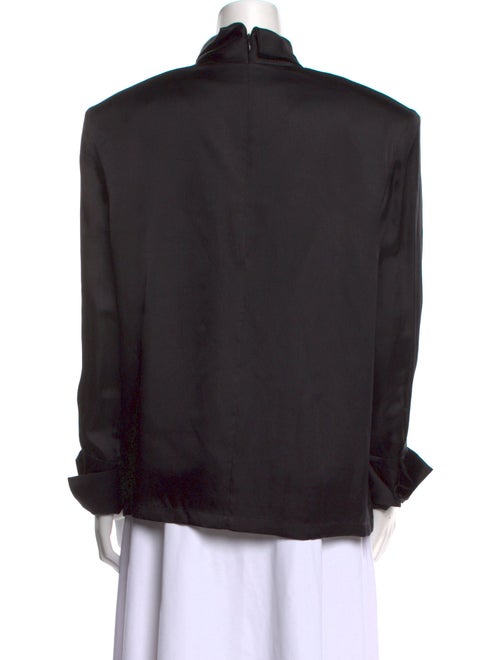 Anine Bing Mock Neck Long Sleeve Sweatshirt