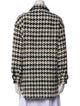 Anine Bing Wool Houndstooth Print Jacket