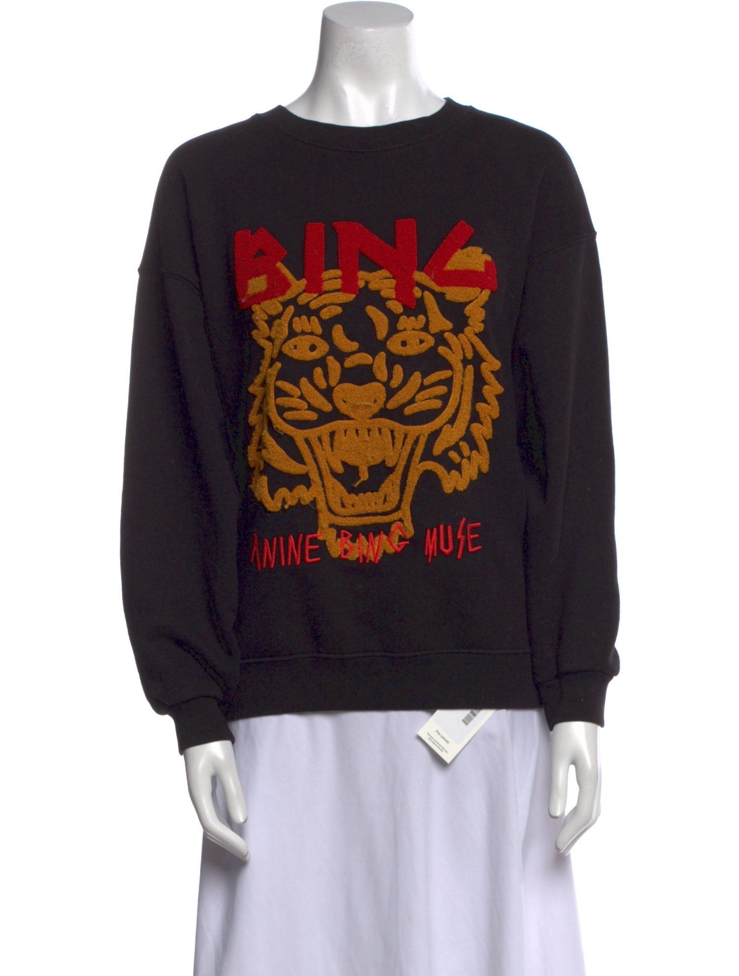 Anine Bing Graphic Print Crew Neck Sweatshirt