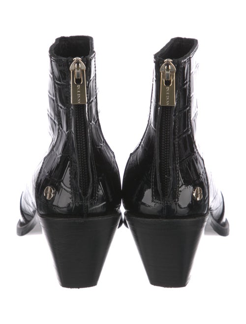 Anine Bing Embossed Leather Western Boots