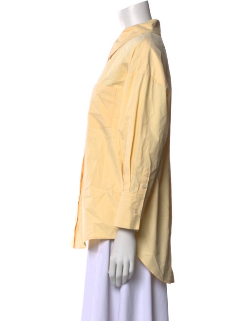 Anine Bing Long Sleeve Button-Up Top