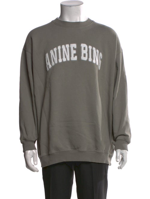 Anine Bing Graphic Print Crew Neck Sweatshirt