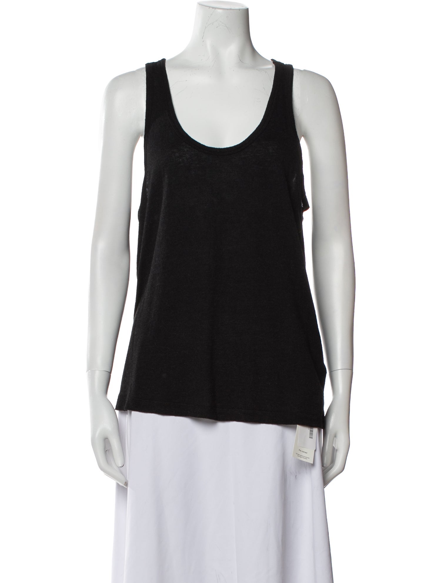 Anine Bing Scoop Neck Sleeveless Top