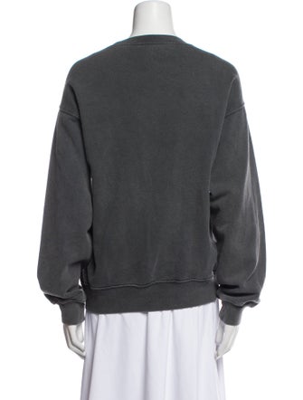 Anine Bing Graphic Print Crew Neck Sweatshirt