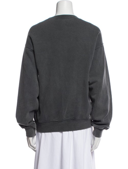 Anine Bing Graphic Print Crew Neck Sweatshirt