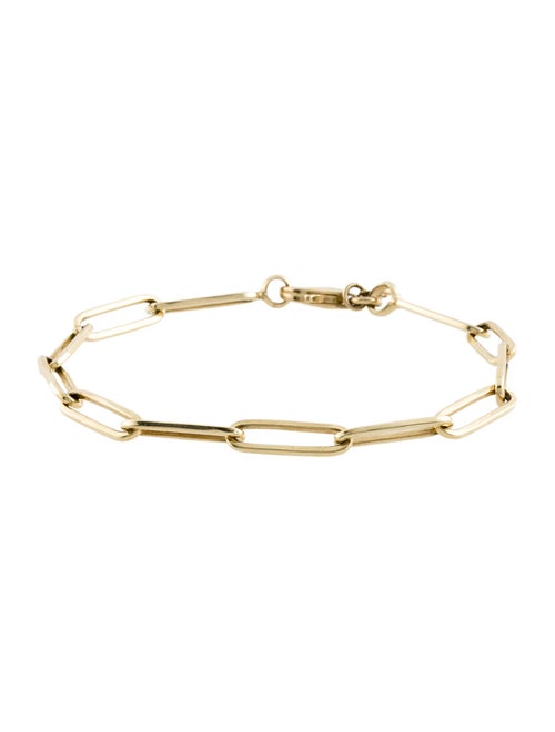 Anine Bing 14K Paperclip Link Bracelet