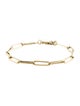 Anine Bing 14K Paperclip Link Bracelet