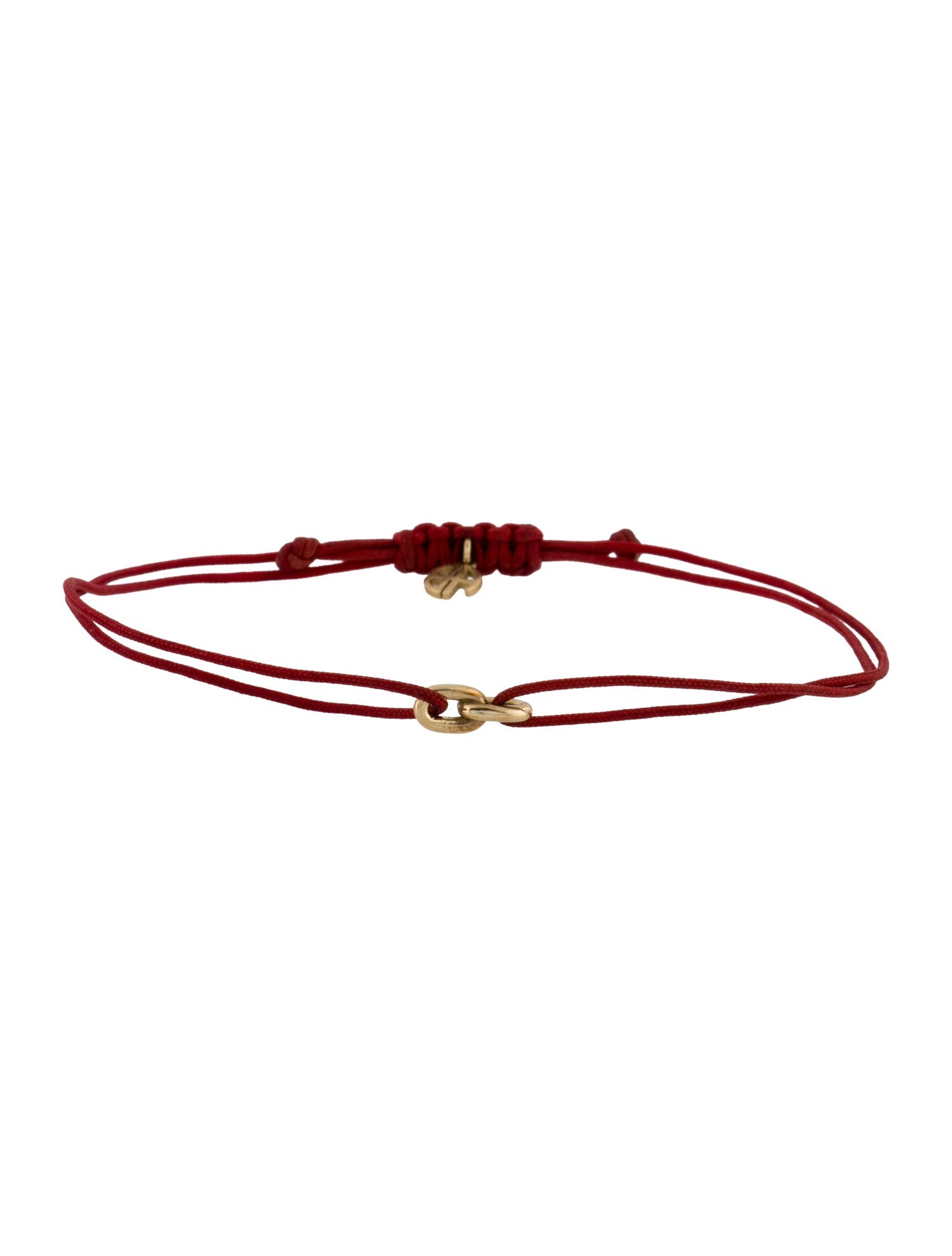 Anine Bing 14K String Link Bracelet
