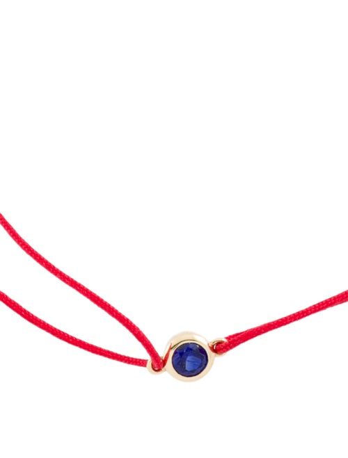 Anine Bing 14K Synthetic Sapphire Adjustable Bracelet