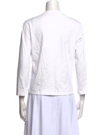 Anine Bing Mock Neck Long Sleeve Top