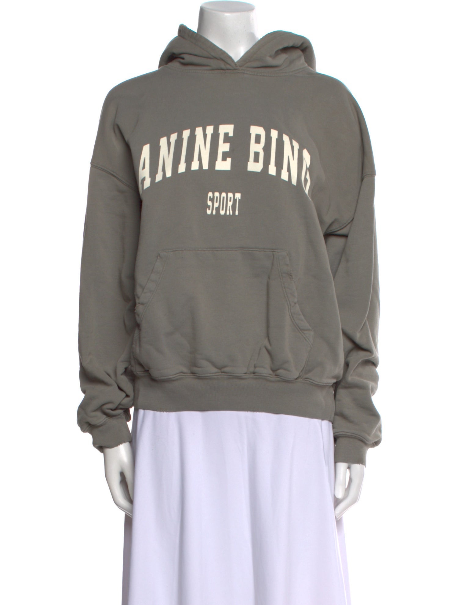 Anine Bing Graphic Print Crew Neck Sweatshirt