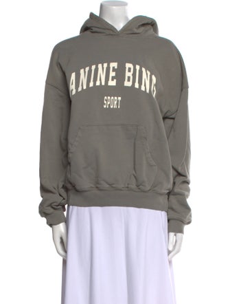 Anine Bing Graphic Print Crew Neck Sweatshirt