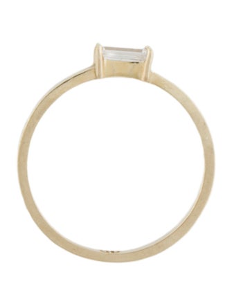 Anine Bing 14K Diamond Pinky Ring