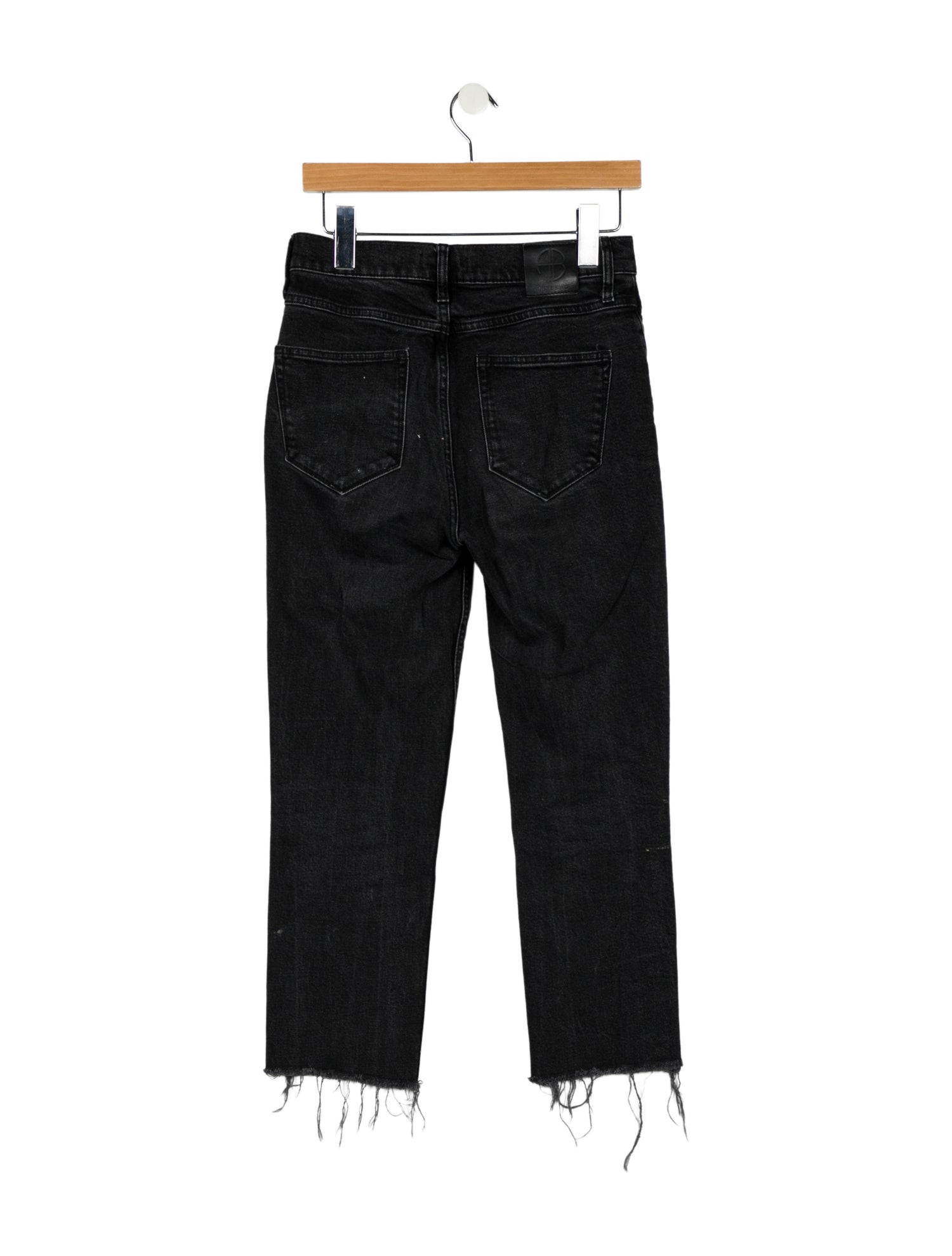 Anine Bing Mid-Rise Straight Leg Jeans