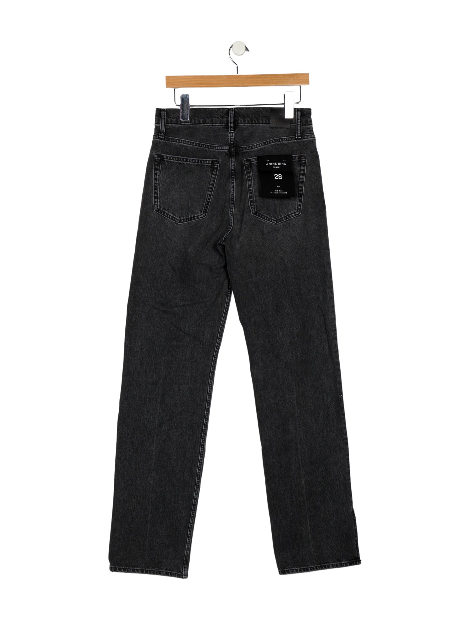 Anine Bing High-Rise Straight Leg Jeans w/ Tags