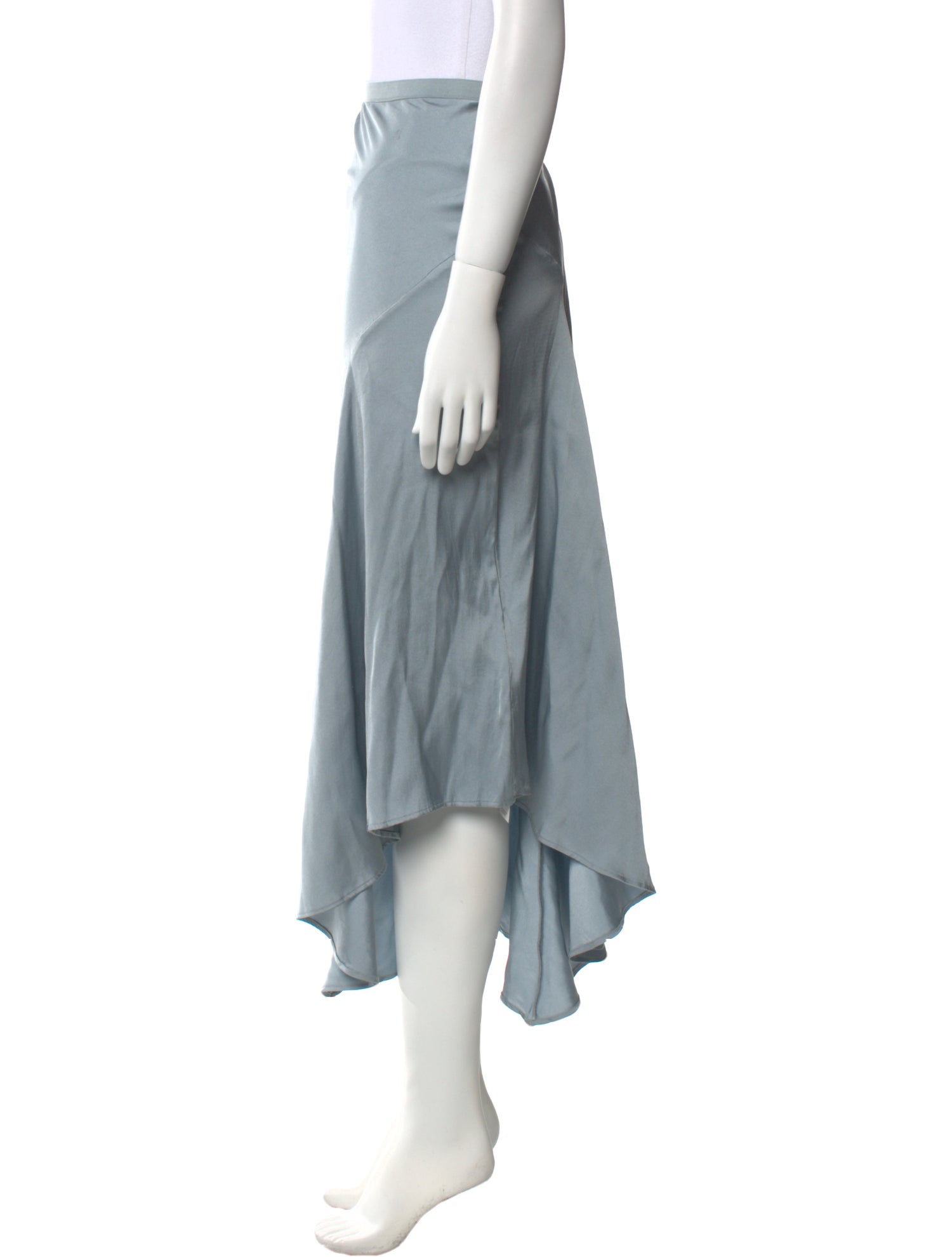 Anine Bing Silk Midi Length Skirt