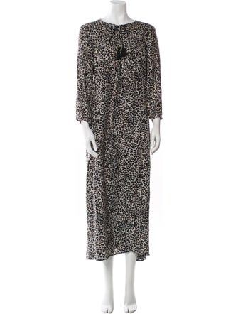 Anine Bing Silk Long Dress