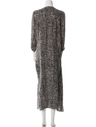 Anine Bing Silk Long Dress