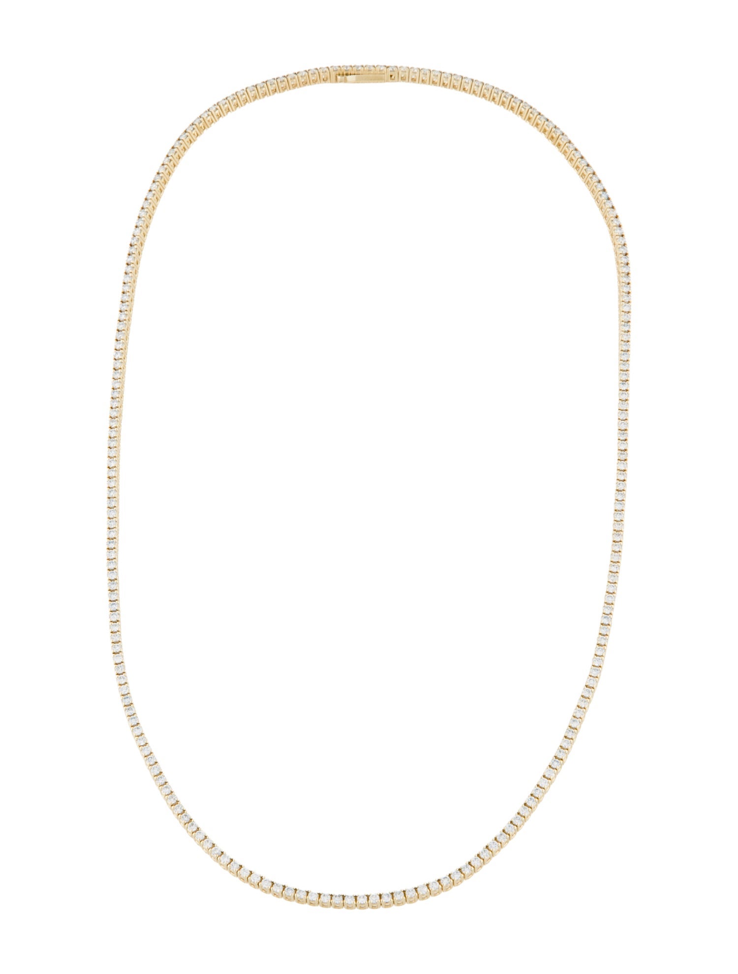 Anine Bing 14K 1.26ctw Diamond Tennis Necklace