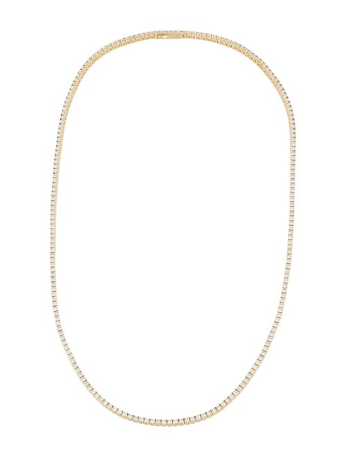 Anine Bing 14K 1.26ctw Diamond Tennis Necklace