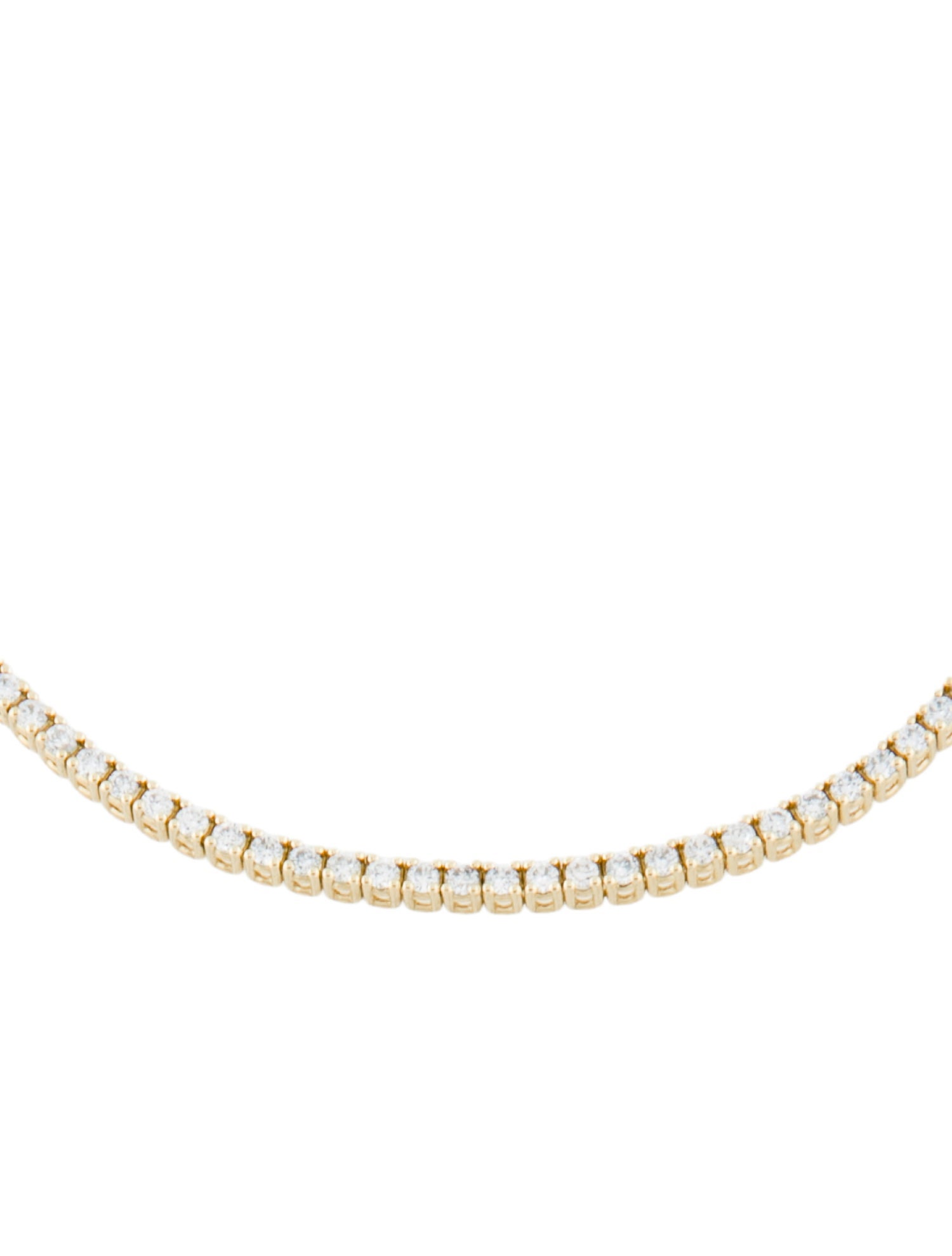 Anine Bing 14K 1.26ctw Diamond Tennis Necklace