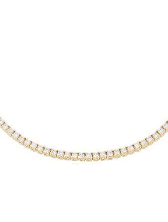 Anine Bing 14K 1.26ctw Diamond Tennis Necklace