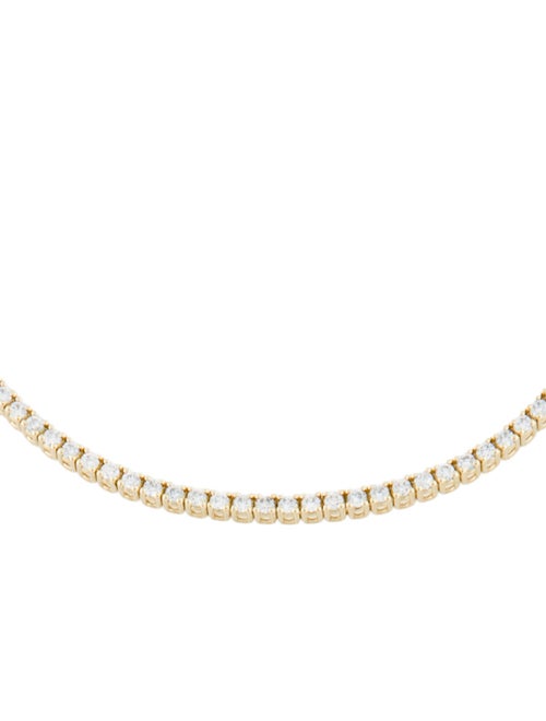 Anine Bing 14K 1.26ctw Diamond Tennis Necklace